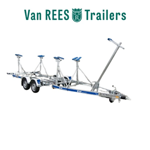NR 04 KALF KIELBOOTTRAILER TANDEM GEREMD 3500KG LENGTE 8 M.